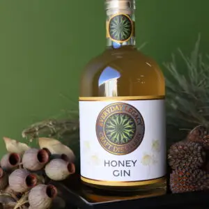 Bottle of Everyday Legacy Craft Distillery Honey Gin
